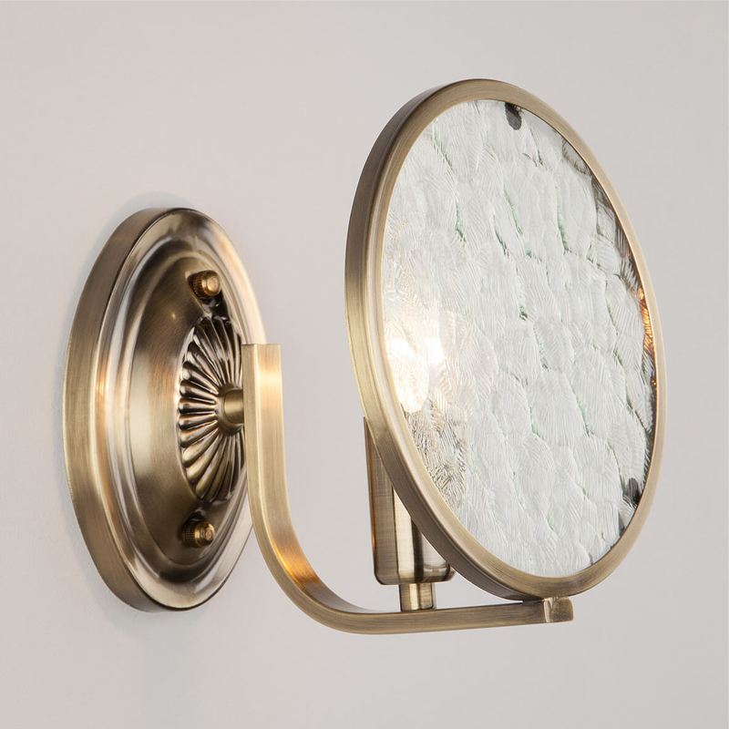 Бра Moibeal Sconce antique bronze Античная Бронза Прозрачный (Transparent) в Ижевске | Loft Concept 