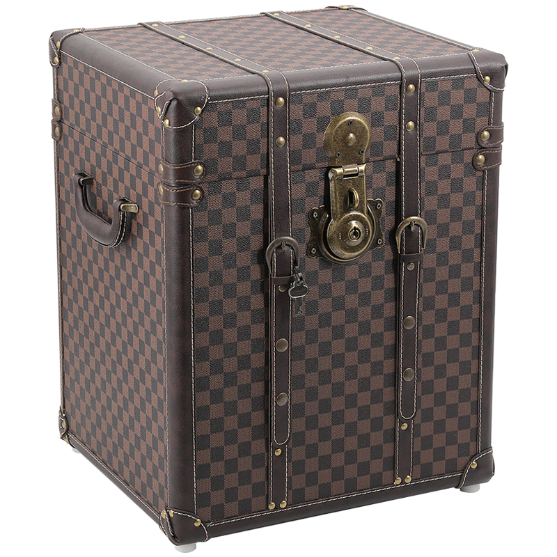 Сундук Louis Vuitton Design Wooden Chest Коричневый Латунь в Ижевске | Loft Concept 