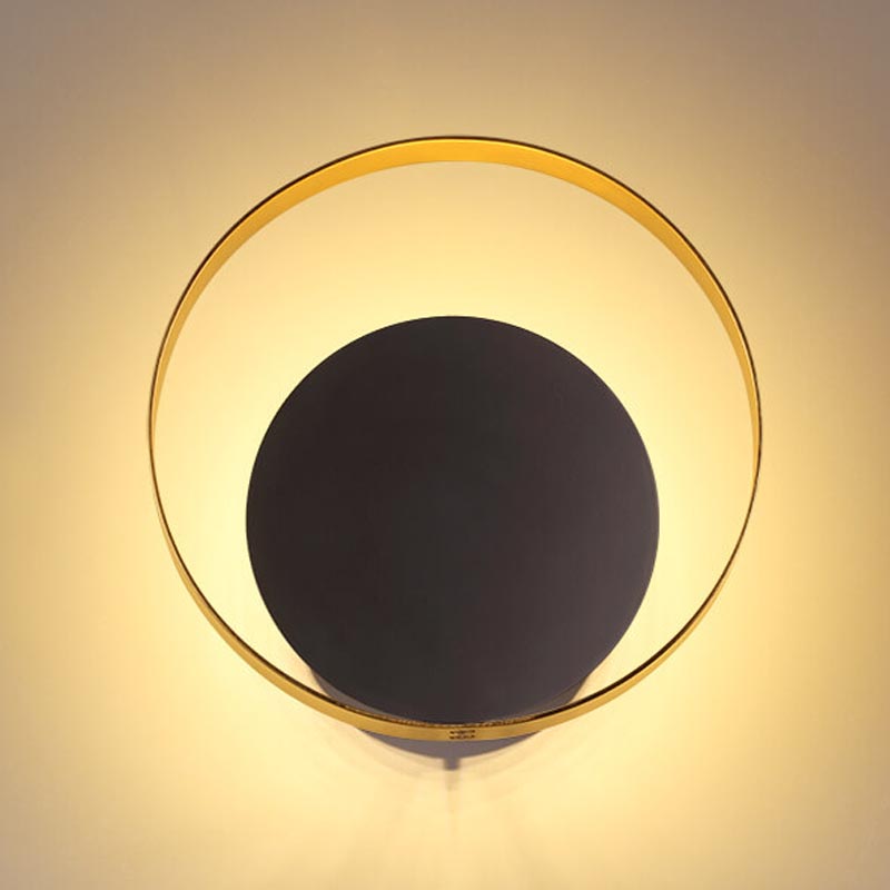 Бра Globo Ocular Sconce Circle Black Золотой Черный в Ижевске | Loft Concept 