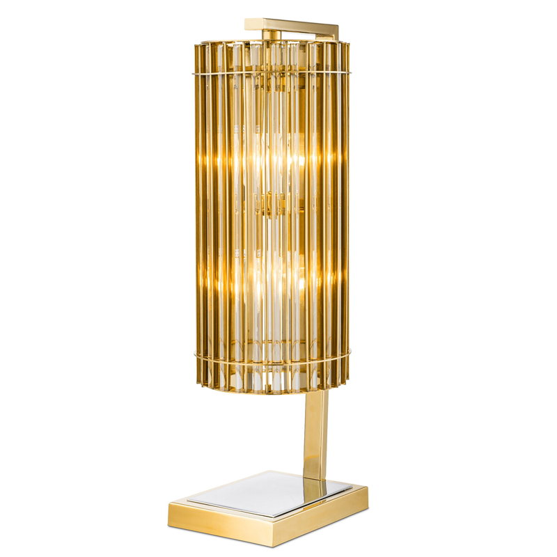 Настольная лампа Eichholtz Table Lamp Pimlico Gold Глянцевое золото Никель Золотой Шампань в Ижевске | Loft Concept 