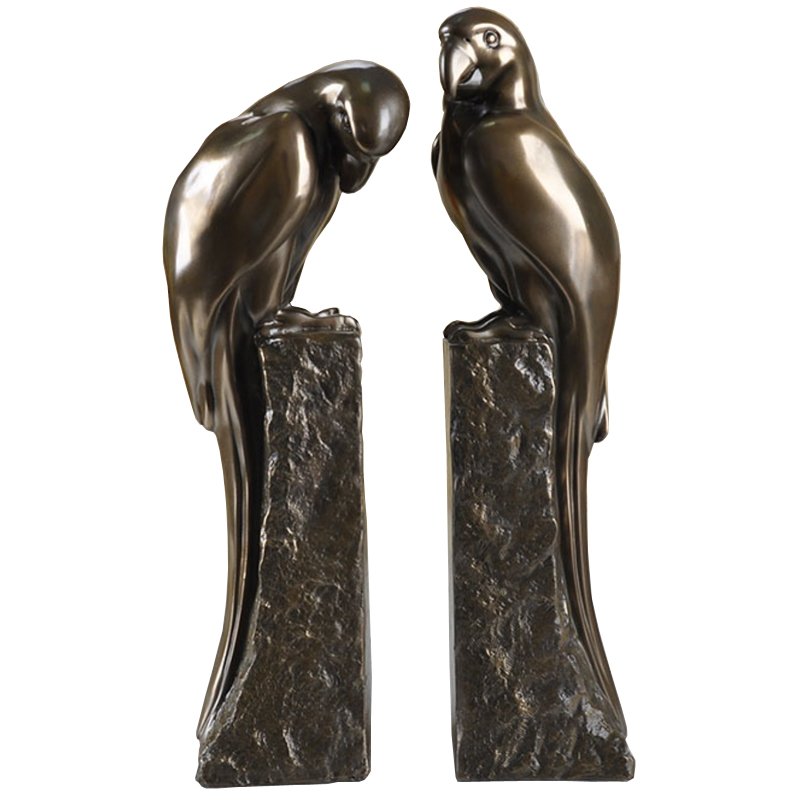 Держатель для книг Bookend Perroquet set of 2 Темная бронза в Ижевске | Loft Concept 