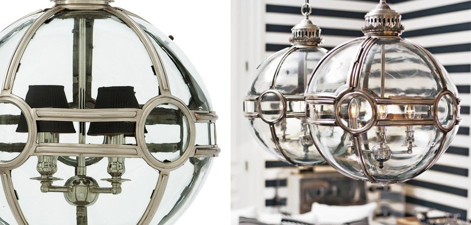 Люстра Lantern Hagerty Antique Silver - Loft-Concept в Ижевске