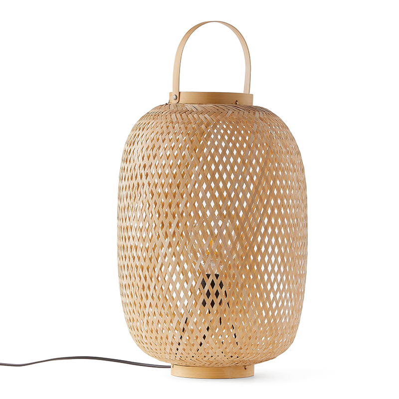 Настольная лампа Lantern Wicker Table lamp Бежевый в Ижевске | Loft Concept 