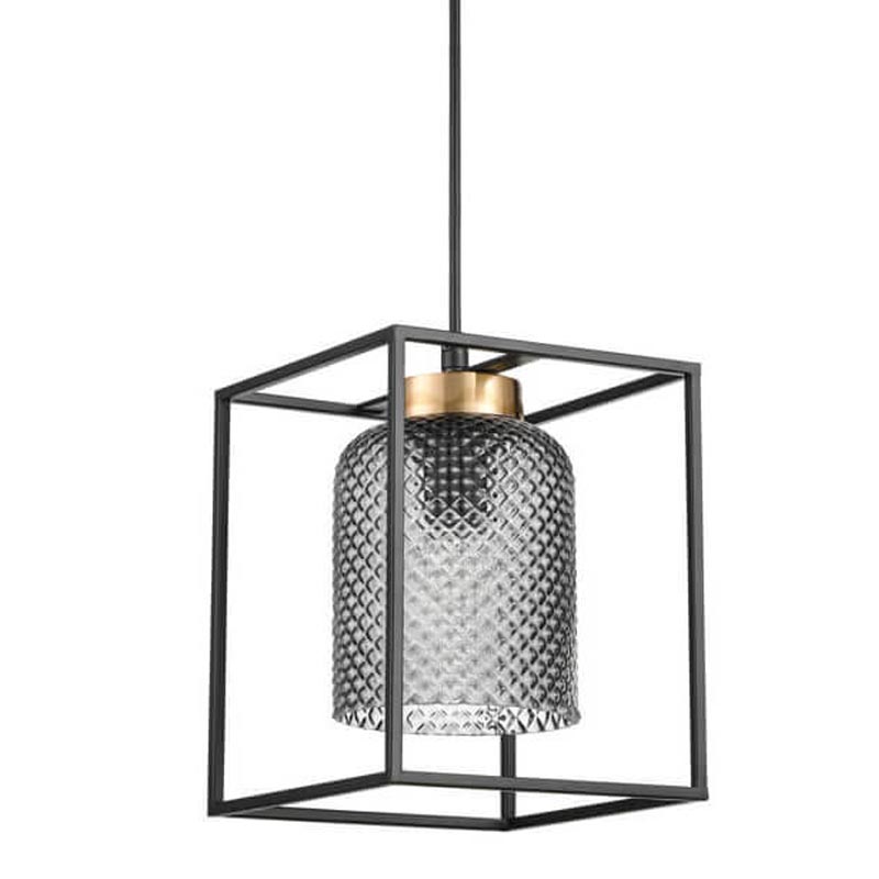 Подвесной светильник Myron Hanging lamp Черный Дымчатый (Smoke) в Ижевске | Loft Concept 