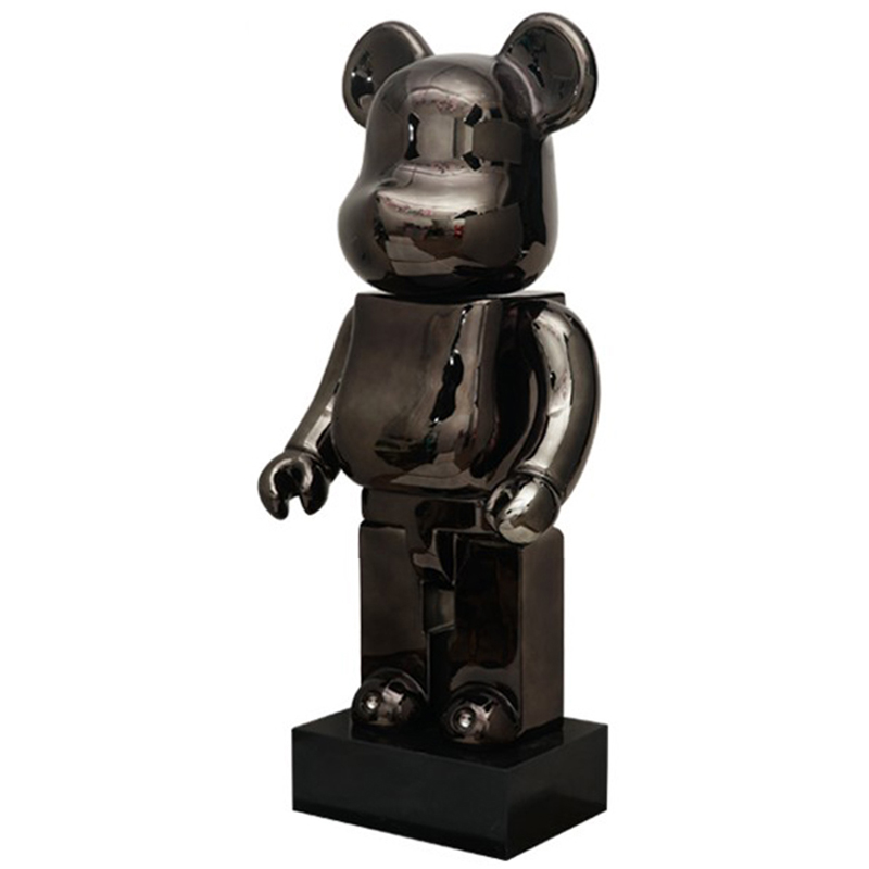 Статуэтка Bearbrick Black on stand Черный в Ижевске | Loft Concept 