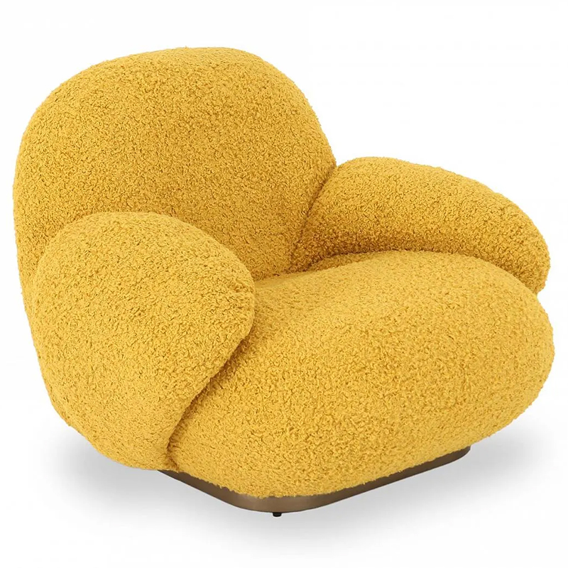 Кресло Chloe Yellow Armchair Желтый Золотой в Ижевске | Loft Concept 