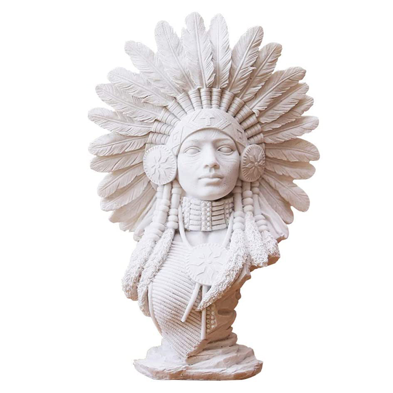 Native american indian figurine B Белый в Ижевске | Loft Concept 