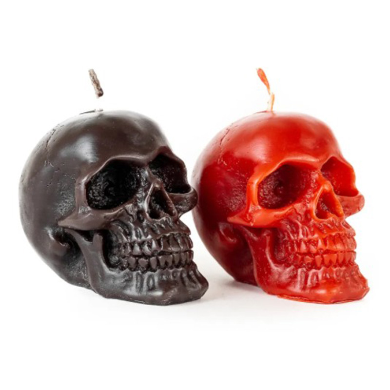 Набор свечей Black Red Skulls Черный Красный в Ижевске | Loft Concept 