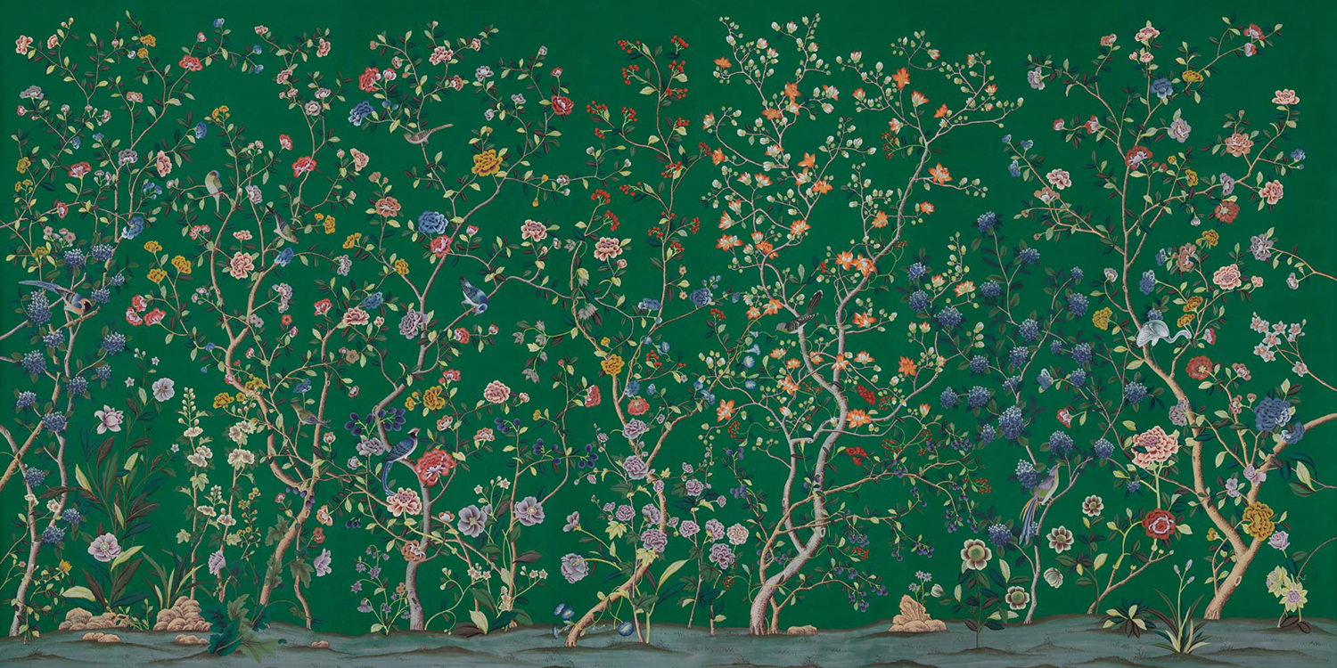 Обои ручная роспись Erdem Spring Green - фото