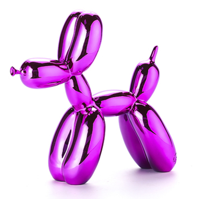 Статуэтка Jeff Koons Balloon Dog medium Purple Пурпурно-фиолетовый в Ижевске | Loft Concept 