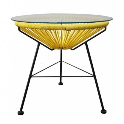 Приставной стол Acapulco side table Yellow Морская синь Желтый Оранжевый Зеленый Черный Белый в Ижевске | Loft Concept 