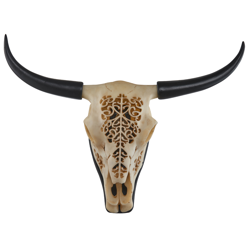 Бра Bull Skull Sconce ivory ( слоновая кость ) Черный в Ижевске | Loft Concept 