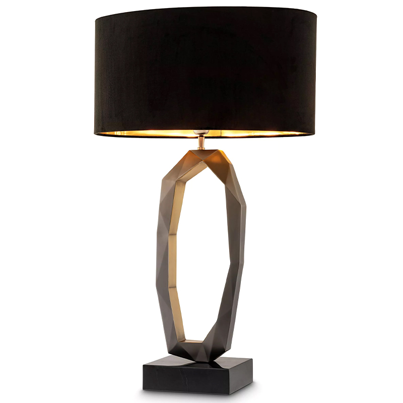 Настольная лампа Eichholtz Table Lamp Santos Черный Графит в Ижевске | Loft Concept 