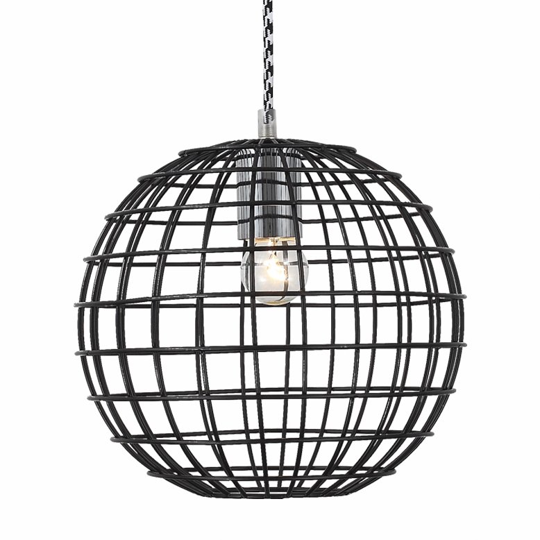 Люстра Iron Farm Cage Pendant Black Черный в Ижевске | Loft Concept 