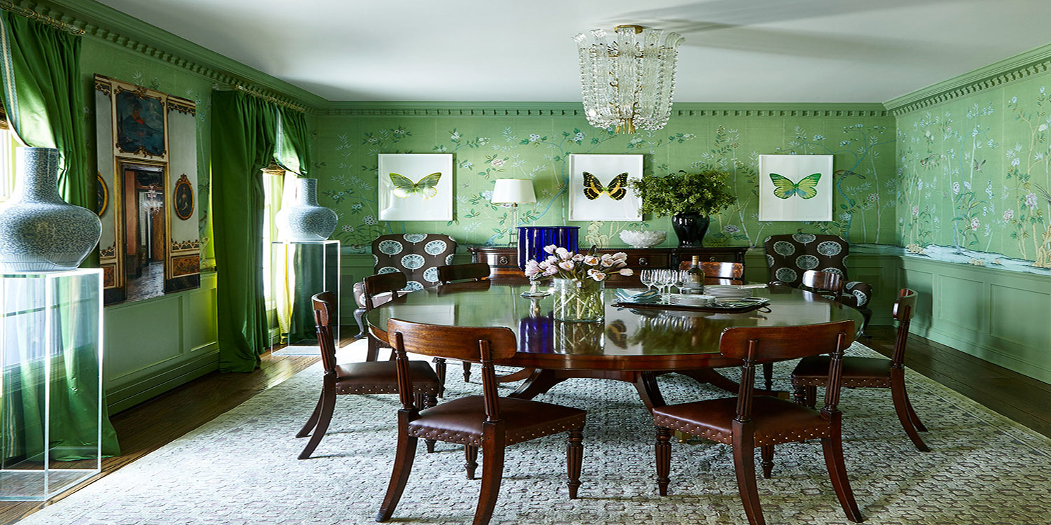 Обои ручная роспись Portobello Emerald Green - фото №2