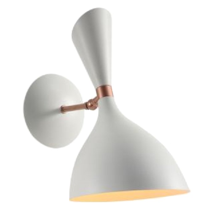 Бра Duke wall lamp White Белый Латунь в Ижевске | Loft Concept 