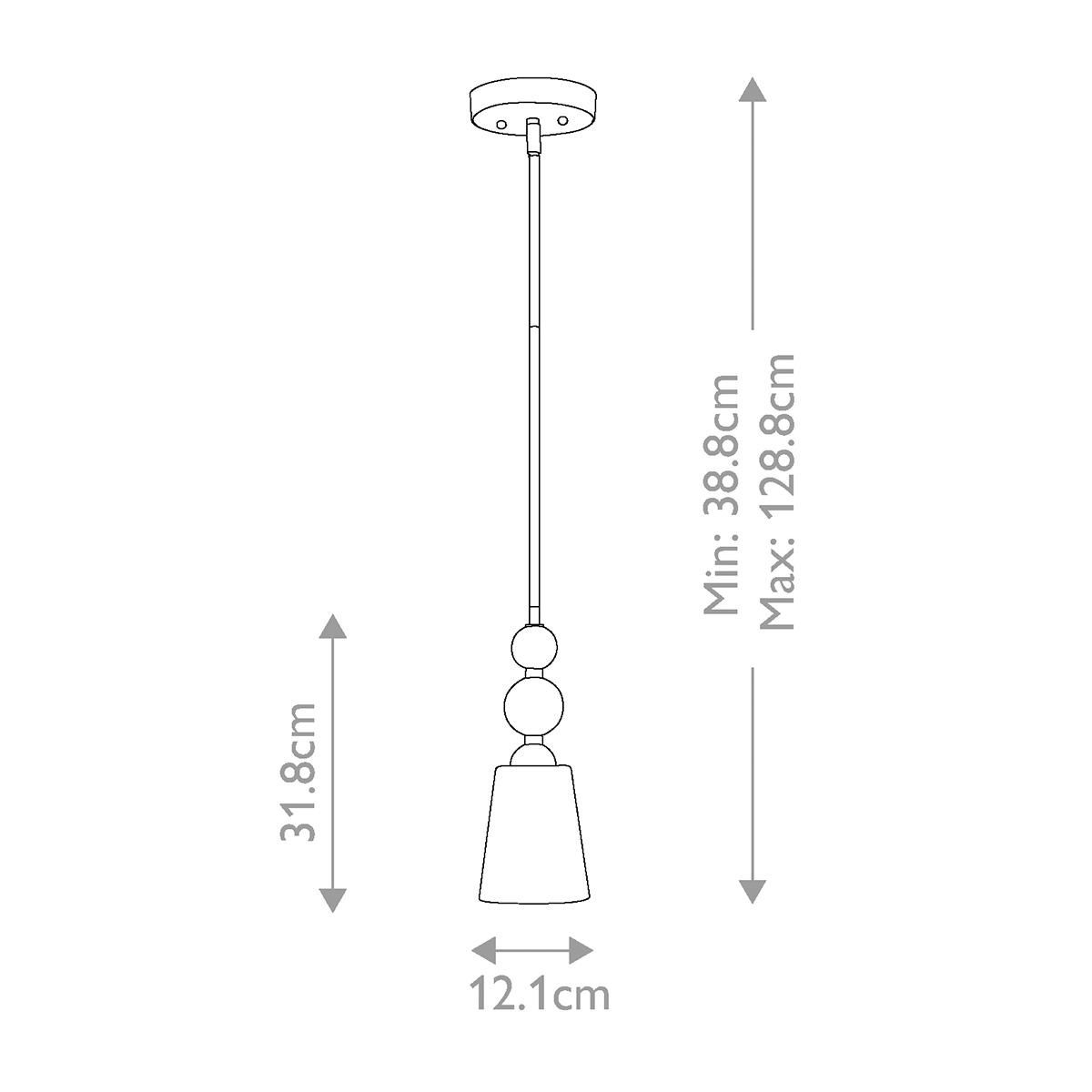 Подвесной светильник с матовым стеклянным коническим плафоном в современном стиле Hinkley в Ижевске