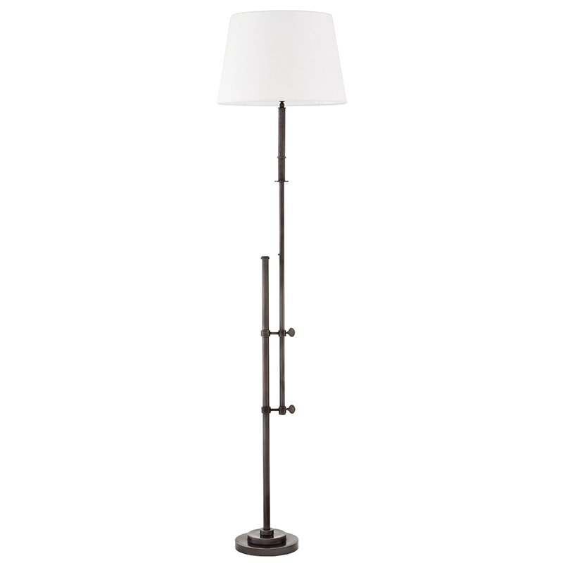 Торшер Eichholtz Floor Lamp Gordini Bronze Белый Темная бронза в Ижевске | Loft Concept 