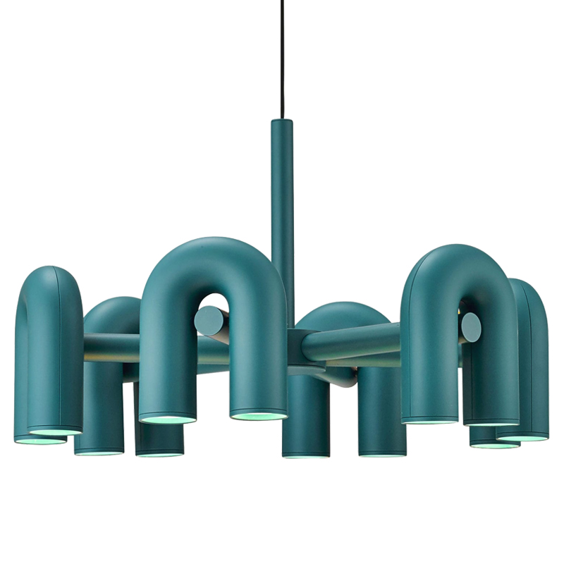 Люстра Cirkus AGO Lighting turquoise 4-6 Бирюзовый в Ижевске | Loft Concept 