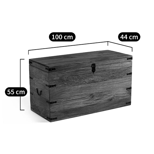 Деревянный сундук из массива манго Mango Wooden Chest Brown в Ижевске