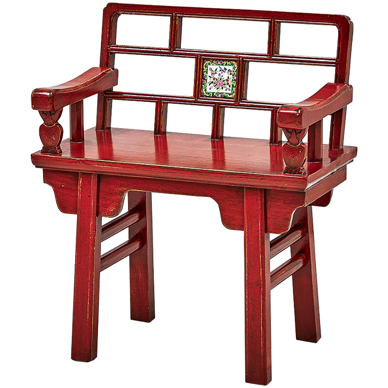 Стул Chinoiserie Red Stool Красный в Ижевске | Loft Concept 