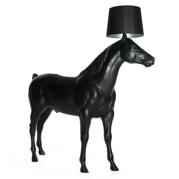 Торшер Moooi Horse Lamp Черный матовый в Ижевске | Loft Concept 