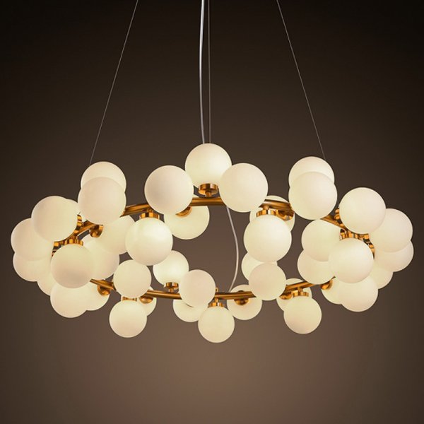 Люстра Milk Bubble Round Chandelier  в Ижевске | Loft Concept 