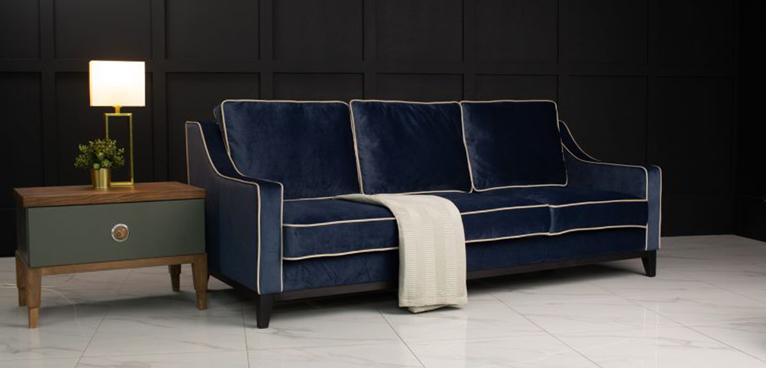 Диван Гринвич Greenwich sofa темно синего цвета - фото №2