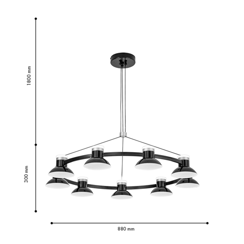 Люстра Celevis Black 92 в Ижевске