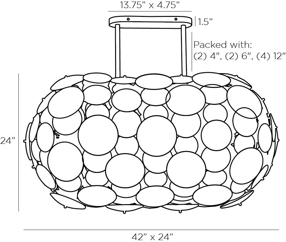 Люстра Arteriors NEBULA CHANDELIER в Ижевске