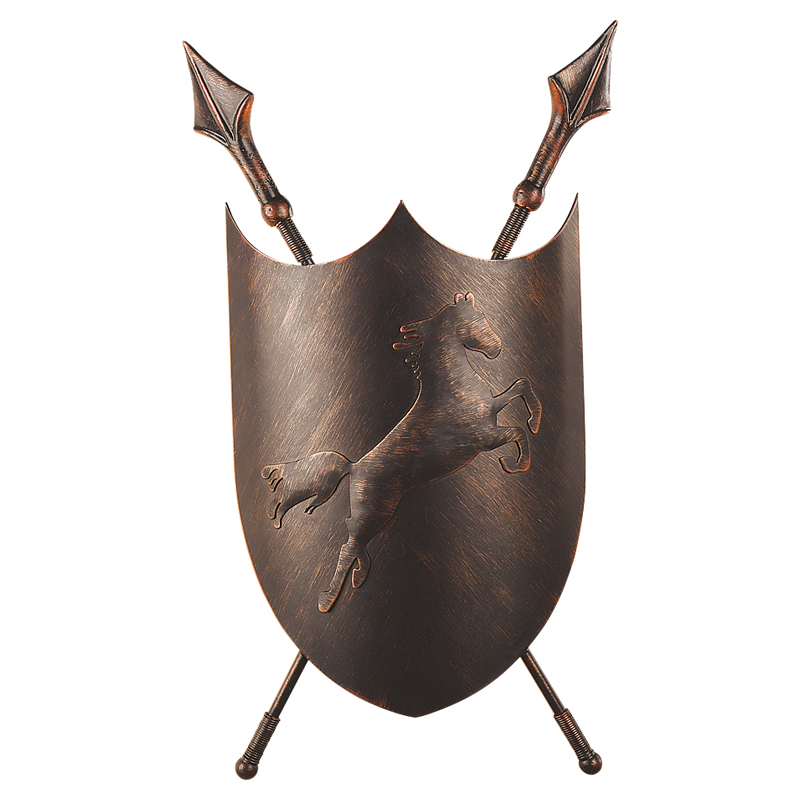 Бра Shield Horse Sconce Коричневый винтаж в Ижевске | Loft Concept 