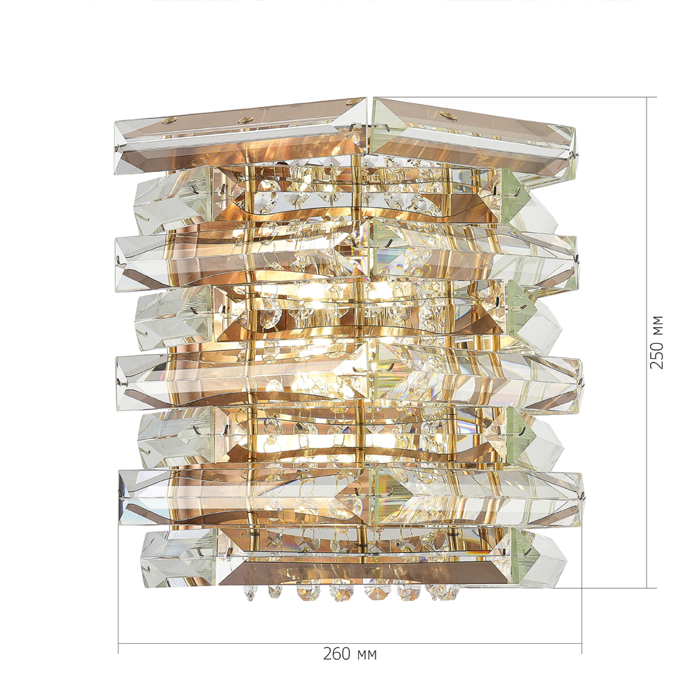 Бра в классическом хрустальном обрамлении Light Garland в Ижевске