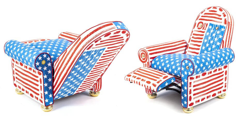 Кресло Seletti Lazy Painter USA - фото №1