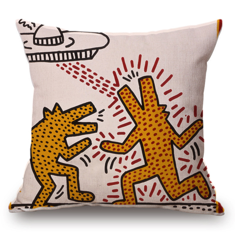 Подушка Keith Haring 9 Мульти в Ижевске | Loft Concept 