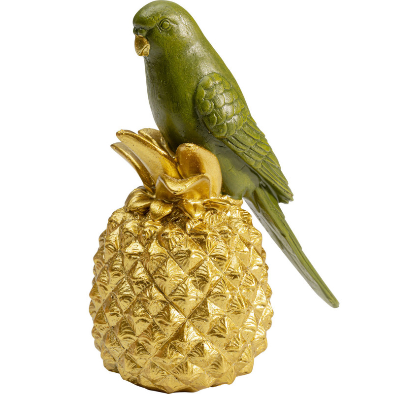 Статуэтка Green Parrot on a Pineapple Зеленый Золотой в Ижевске | Loft Concept 