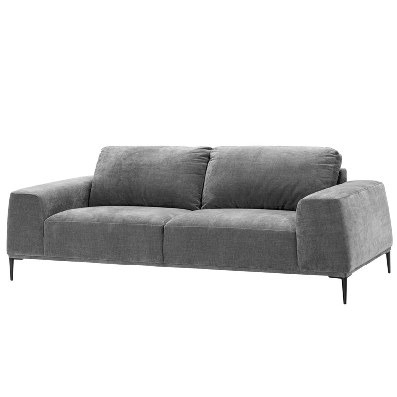 Диван Eichholtz Sofa Montado grey Серый Черный в Ижевске | Loft Concept 