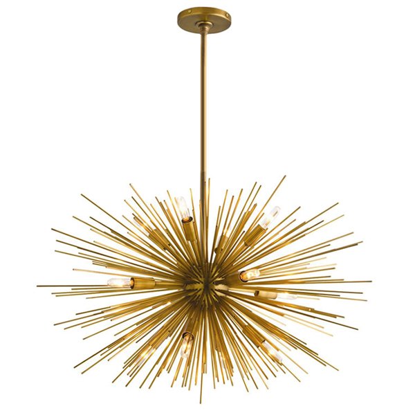 Люстра ASTRA Chandelier Sputnik Brass Золотой в Ижевске | Loft Concept 