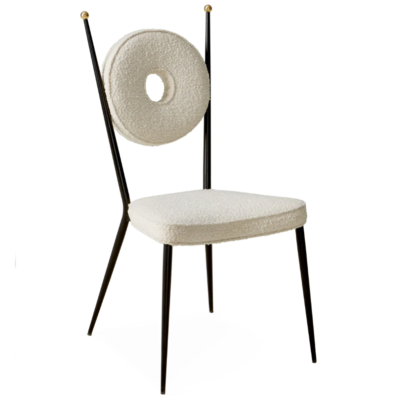 Стул Jonathan Adler Rondo Dining Chair ivory ( слоновая кость ) в Ижевске | Loft Concept 