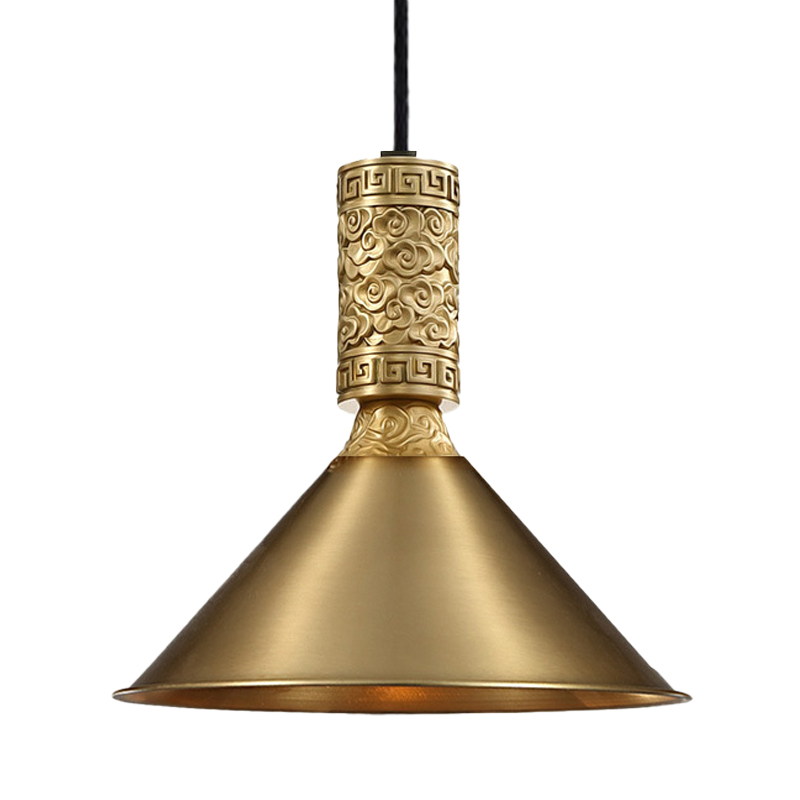 Подвесной светильник Yun Metal Lamp Латунь в Ижевске | Loft Concept 