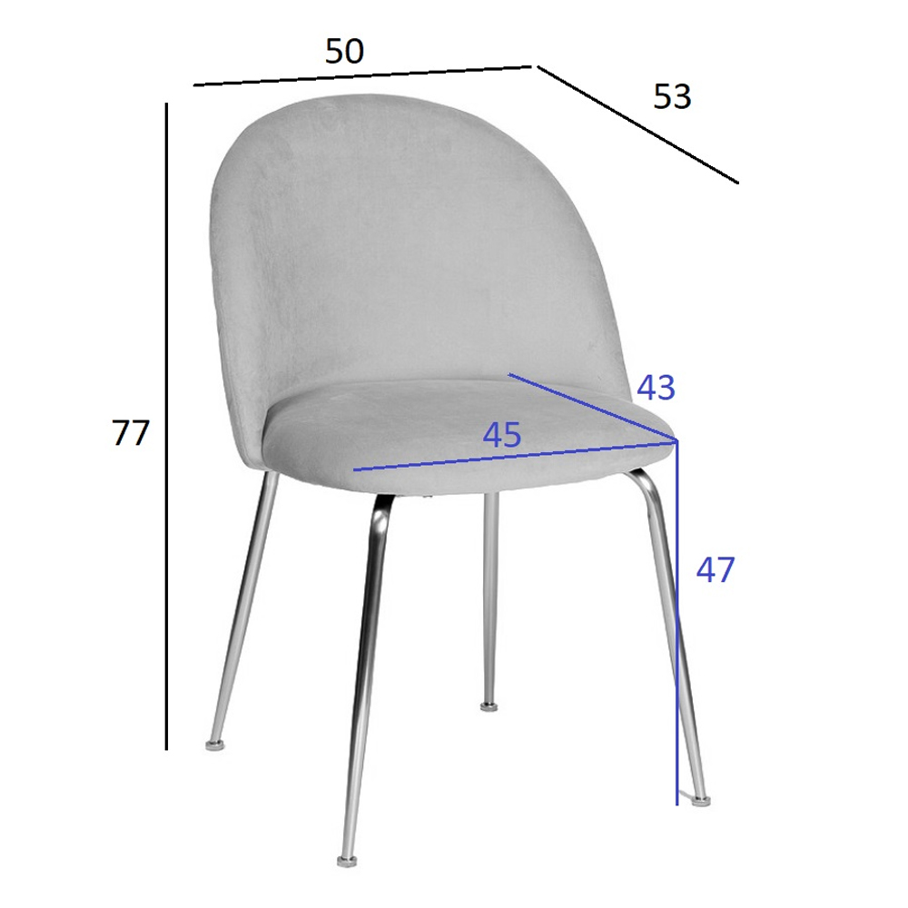 Стул велюровый хаки на золотистых металлических ножках Vendramin Chair в Ижевске