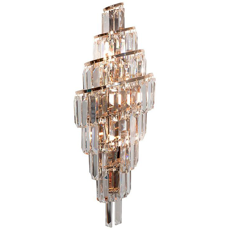 Бра Odeon Cascade Wall Lamp Gold 55 Золотой Прозрачное Стекло в Ижевске | Loft Concept 