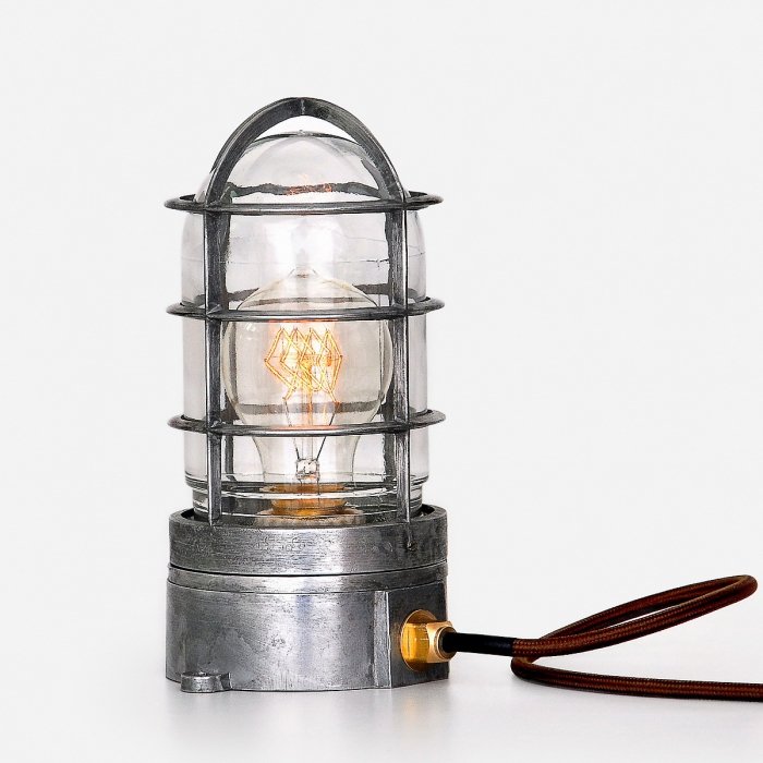 Настольная лампа Steampunk Cage Glass Edison Table lamp  в Ижевске | Loft Concept 