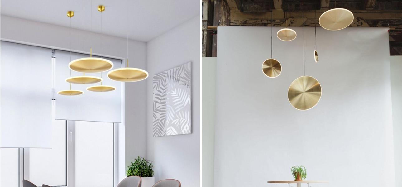 Светильник Chrona by Graypants D40 Gold Horizontal - фото №2