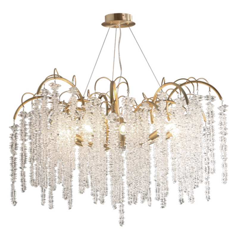 Люстра Orabel Chandelier Золотой Прозрачный (Transparent) в Ижевске | Loft Concept 