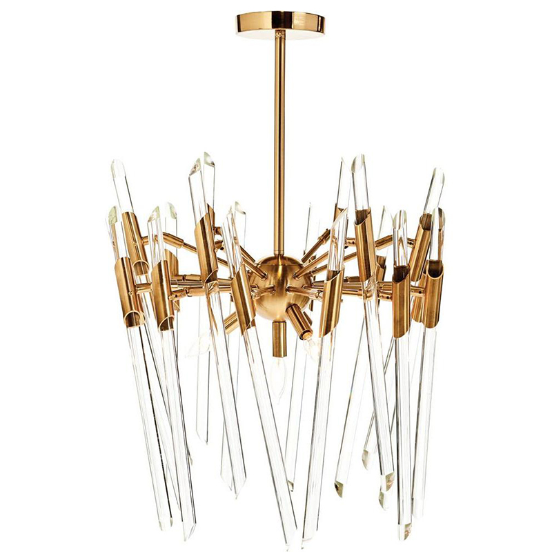 Люстра Ice Rods Chandelier brass Латунь в Ижевске | Loft Concept 