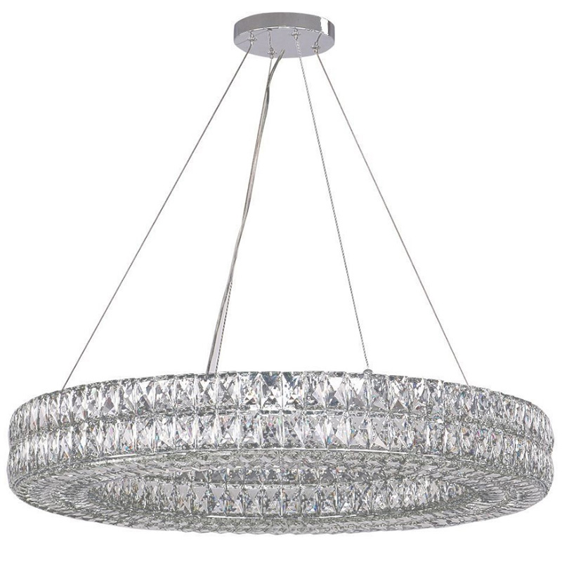 Люстра Crystal Regena Chrome Chandelier 17 Хром Прозрачный (Transparent) в Ижевске | Loft Concept 