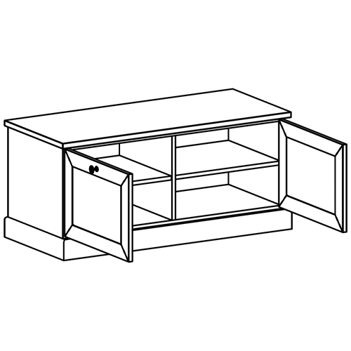 Тумба для прихожей с 2-мя откидными дверцами Percent Shoe Rack в Ижевске