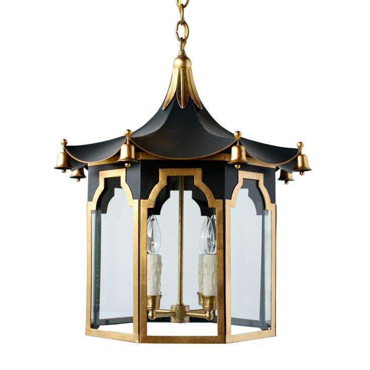 Люстра Pendant Lamp Chinese Pagoda Черный Золотой в Ижевске | Loft Concept 