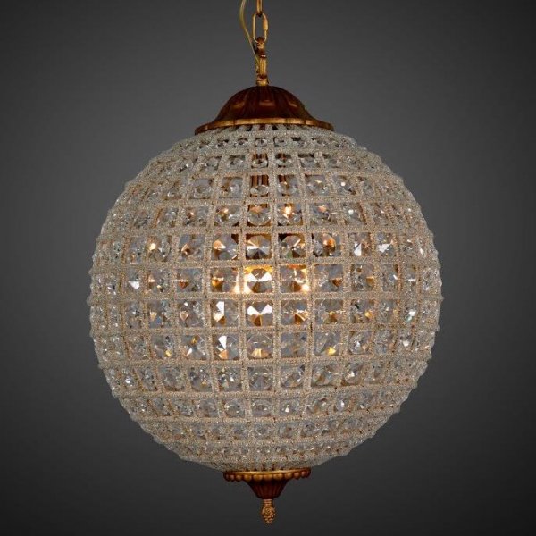 Люстра RH 19th c. Casbah Crystal Pendant 45 Темная бронза винтаж в Ижевске | Loft Concept 