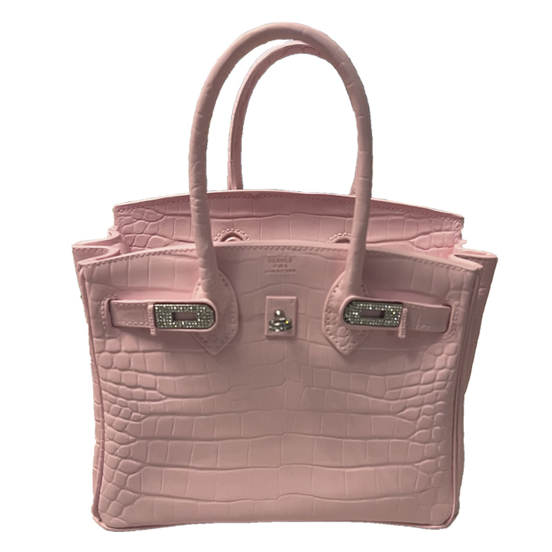 Декоративная ваза в виде сумки Birkin Bag Vase Pink Розовый в Ижевске | Loft Concept 